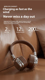 Retro Wireless Bluetooth-compatible 5.3 Head-mounted Dynamic Bass Boost Headset