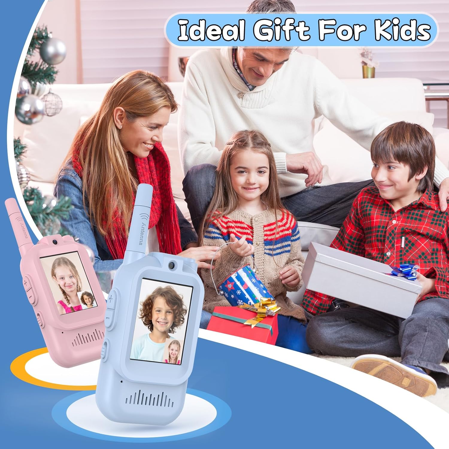 Kids Video Walkie Talkie With HD Camera