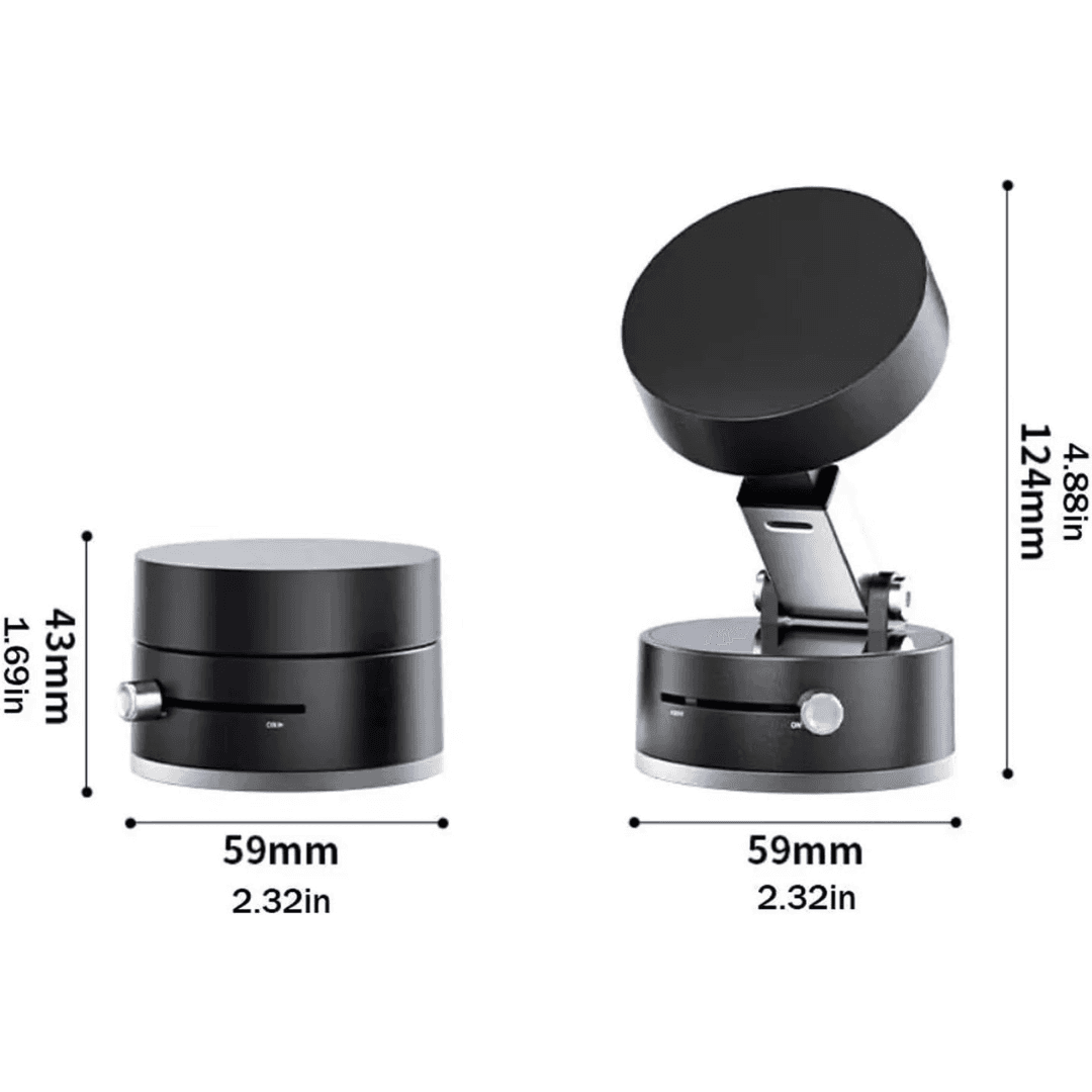 Foldable Vacuum Magnetic Car Phone Holder image 4